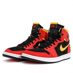 Nike Air Jordan 1 High Zoom Air CMFT "Black Chile Red" Homme/Femme Chaussure CT0978-006