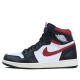 Nike Air Jordan 1 Retro High Black Gym Red Femme/Homme Chaussure 555088-061