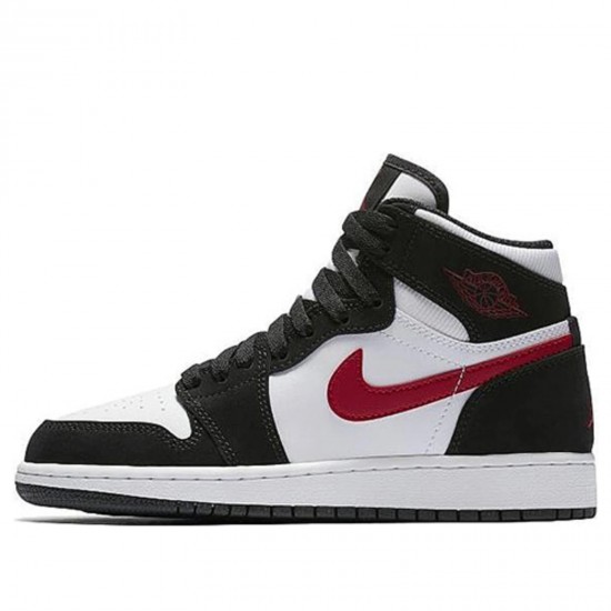 Nike Air Jordan 1 Retro High Black Red White Gym Femme Chaussure 705300-020