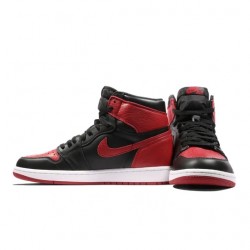 Nike Air Jordan 1 Retro High "Bred Banned" 2016 Homme/Femme Chaussure 555088-001