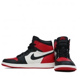 Nike Air Jordan 1 Retro High "Bred Toe" Femme/Homme Chaussure 555088-610