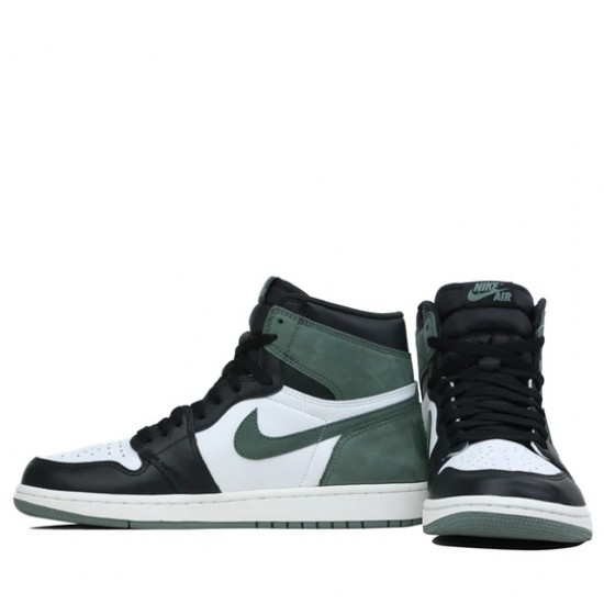 Nike Air Jordan 1 Retro High Clay Green Femme/Homme Chaussure 555088-135