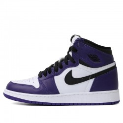 Nike Air Jordan 1 Retro High "Court Purple White" Femme/Homme Chaussure 575441-500