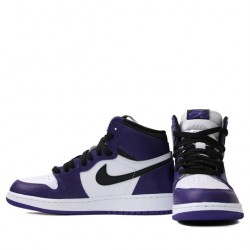 Nike Air Jordan 1 Retro High "Court Purple White" Femme/Homme Chaussure 575441-500