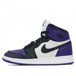 Nike Air Jordan 1 Retro High "Court Purple" Femme/Homme Chaussure 575441-501