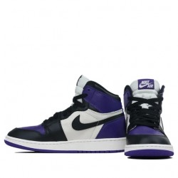 Nike Air Jordan 1 Retro High "Court Purple" Femme/Homme Chaussure 575441-501