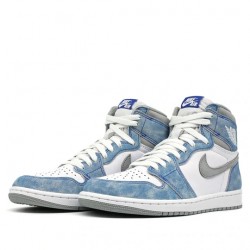 Nike Air Jordan 1 Retro High "Hyper Royal Smoke Grey" Femme/Homme Chaussure 555088-402