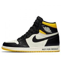 Nike Air Jordan 1 Retro High "Not for Resale" Varsity Maize Femme/Homme Chaussure 861428-107