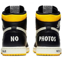 Nike Air Jordan 1 Retro High "Not for Resale" Varsity Maize Femme/Homme Chaussure 861428-107