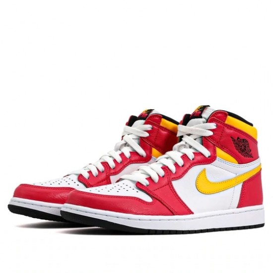 Nike Air Jordan 1 Retro High OG Light Fusion Red Femme/Homme Chaussure 555088-603