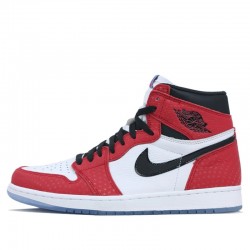 Nike Air Jordan 1 Retro High "Spider-Man Origin Story" Femme/Homme Chaussure 555088-602