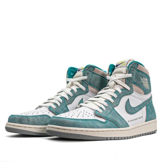 Nike Air Jordan 1 Retro High Turbo Green Femme/Homme Chaussure 555088-311