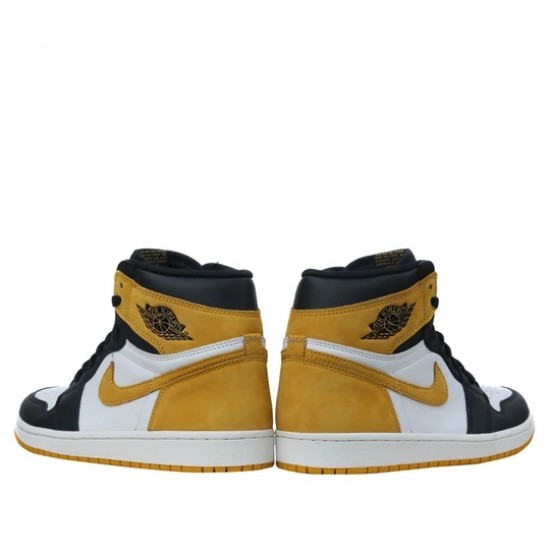 Nike Air Jordan 1 Retro High Yellow Ochre Homme/Femme Chaussure 555088-109