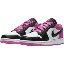 Nike Air Jordan 1 Low "Black Active Fuchsia" Femme/Homme Chaussure CT1564-005