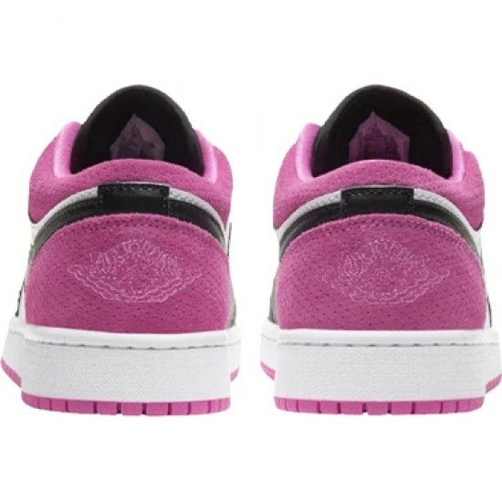 Nike Air Jordan 1 Low Black Active Fuchsia Femme/Homme Chaussure CT1564-005