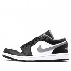 Nike Air Jordan 1 Low "Black White Grey" Femme/Homme Chaussure 553558-040