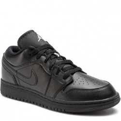 Nike Air Jordan 1 Low "Black" Femme/Homme Chaussure 553560-006