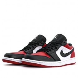 Nike Air Jordan 1 Low "Bred Toe" Homme/Femme Chaussure 553558-612