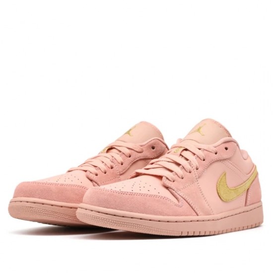 Nike Air Jordan 1 Low Coral Stardust Homme/Femme Chaussure CJ9216-676