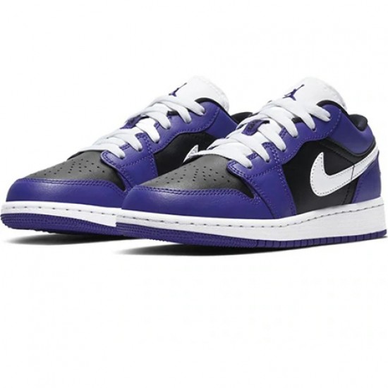 Nike Air Jordan 1 Low Court Purple Black Femme/Homme Chaussure 553560-501