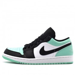 Nike Air Jordan 1 Low "Emerald Toe" Homme/Femme Chaussure 553558-117