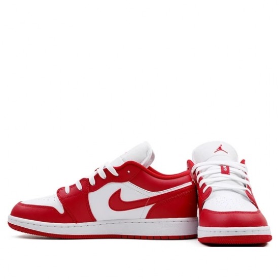 Nike Air Jordan 1 Low Gym Red White Femme/Homme Chaussure 553560-611