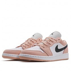 Nike Air Jordan 1 Low "Light Arctic Orange Pink" GS Chaussure 553560-800