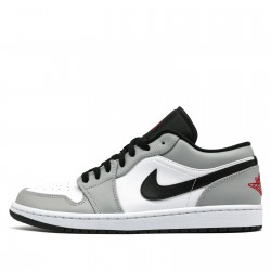 Nike Air Jordan 1 Low "Light Smoke Grey" Homme/Femme Chaussure 553558-030