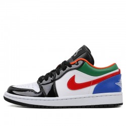 Nike Air Jordan 1 Low "Multi-Color Black Toe" Femme/Homme Chaussure CZ4776-101