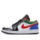 Nike Air Jordan 1 Low Multi-Color Black Toe Femme/Homme Chaussure CZ4776-101