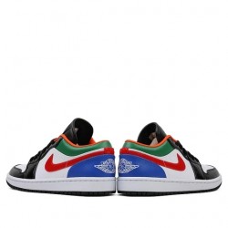 Nike Air Jordan 1 Low "Multi-Color Black Toe" Femme/Homme Chaussure CZ4776-101