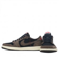 Nike Air Jordan 1 Low OG SP "Travis Scott" Homme/Femme Chaussure CQ4277-001