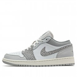 Nike Air Jordan 1 Low PRM "Smoke Grey Elephant" Femme/Homme Chaussure DH4269-100