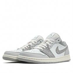 Nike Air Jordan 1 Low PRM "Smoke Grey Elephant" Femme/Homme Chaussure DH4269-100