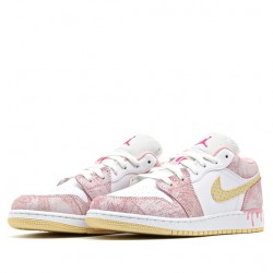 Nike Air Jordan 1 Low "Paint Drip" Femme/Homme Chaussure CW7104-601