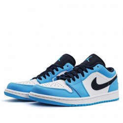 Nike Air Jordan 1 Low "UNC" 2021 Homme/Femme Chaussure 553558-144