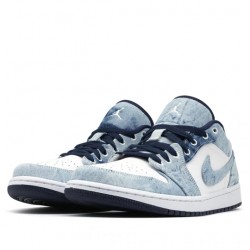 Nike Air Jordan 1 Low "Washed Denim" Homme/Femme Chaussure CZ8455-100