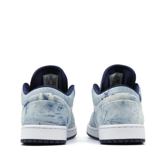 Nike Air Jordan 1 Low Washed Denim Homme/Femme Chaussure CZ8455-100