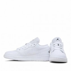 Nike Air Jordan 1 Low "White" Femme/Homme Chaussure 553560-101