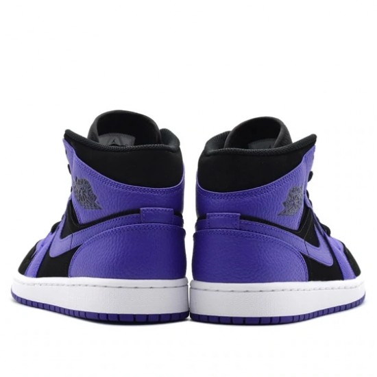 Nike Air Jordan 1 Mid Black Dark Concord Femme/Homme Chaussure 554724-051