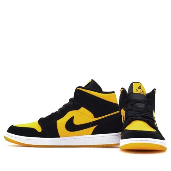 Nike Air Jordan 1 Mid Black Gold Femme/Homme Chaussure CD6759-007