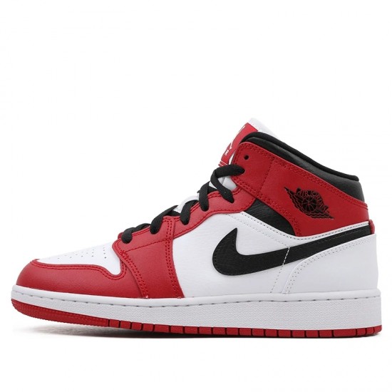 Nike Air Jordan 1 Mid Chicago 2020 Homme/Femme Chaussure 554725-173