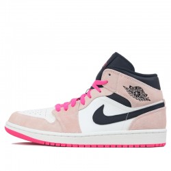 Nike Air Jordan 1 Mid "Crimson Tint" Femme/Homme Chaussure 852542-801