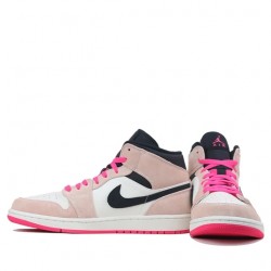 Nike Air Jordan 1 Mid "Crimson Tint" Femme/Homme Chaussure 852542-801