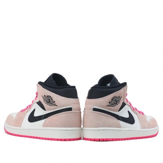 Nike Air Jordan 1 Mid Crimson Tint Femme/Homme Chaussure 852542-801