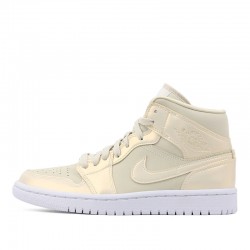 Nike Air Jordan 1 Mid "Goose Feather Yellow" Femme Chaussure CK6587-200