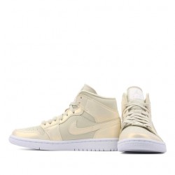 Nike Air Jordan 1 Mid "Goose Feather Yellow" Femme Chaussure CK6587-200