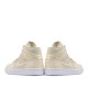 Nike Air Jordan 1 Mid Goose Feather Yellow Femme Chaussure CK6587-200