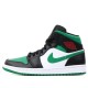 Nike Air Jordan 1 Mid Green Toe Femme/Homme Chaussure 554724-067