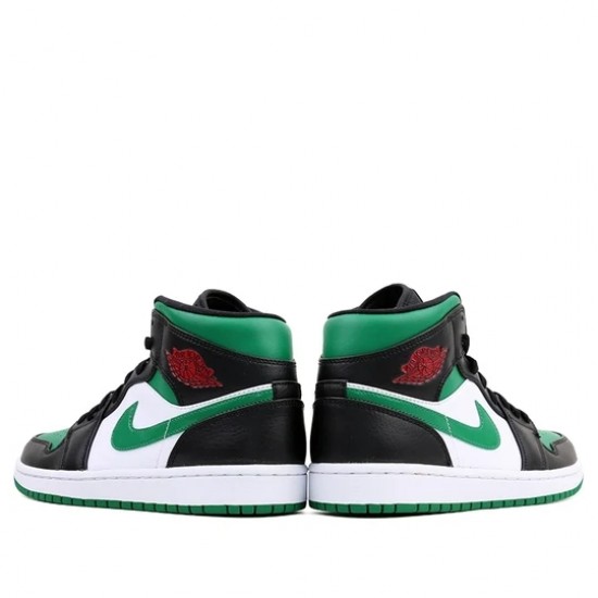 Nike Air Jordan 1 Mid Green Toe Femme/Homme Chaussure 554724-067